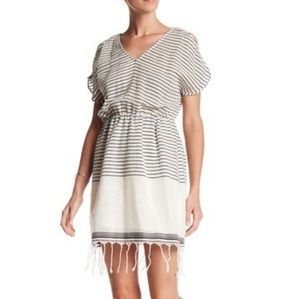 NWT Collective Concepts Stripe Cold Shoulder Dress
